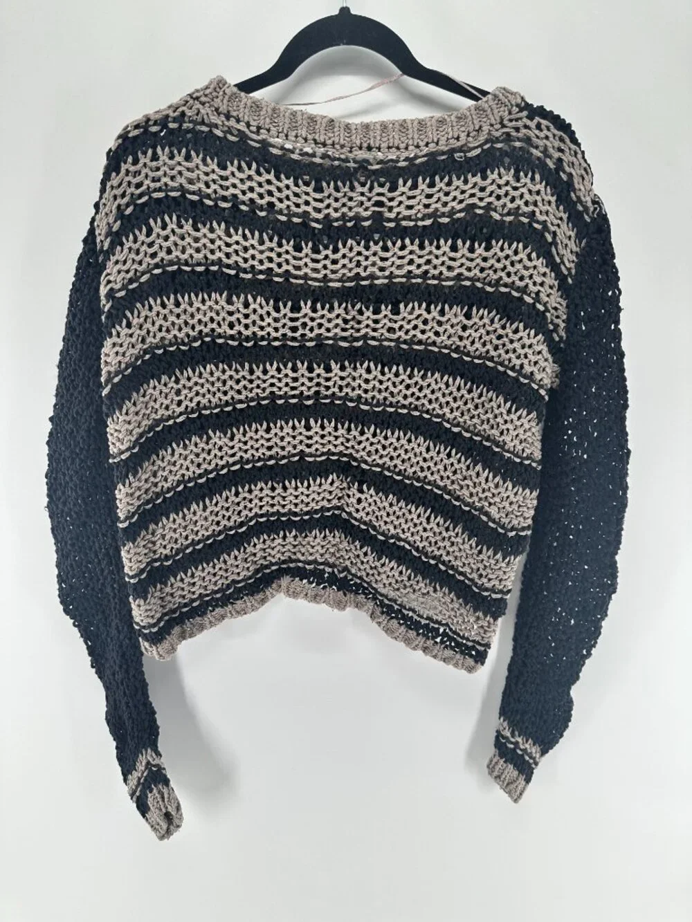 Free People pointelle sweater size small
